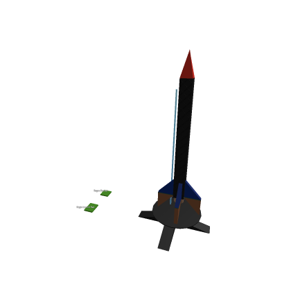 Model Rocket With Launch pad!
