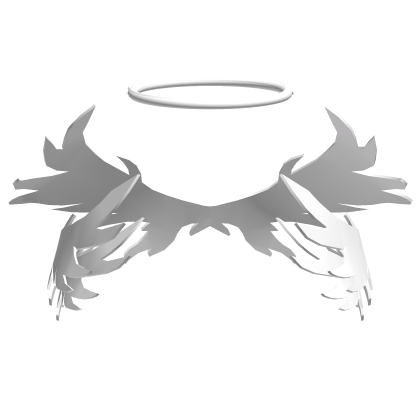 Crown Angel Wings White