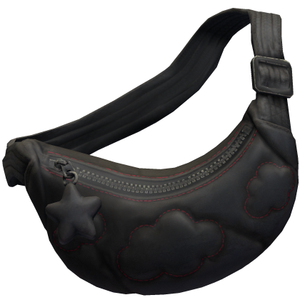 Black Cloud Star Sling Bag