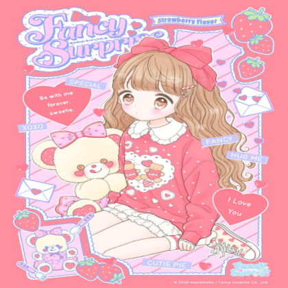 strawberry anime poster Roblox decal