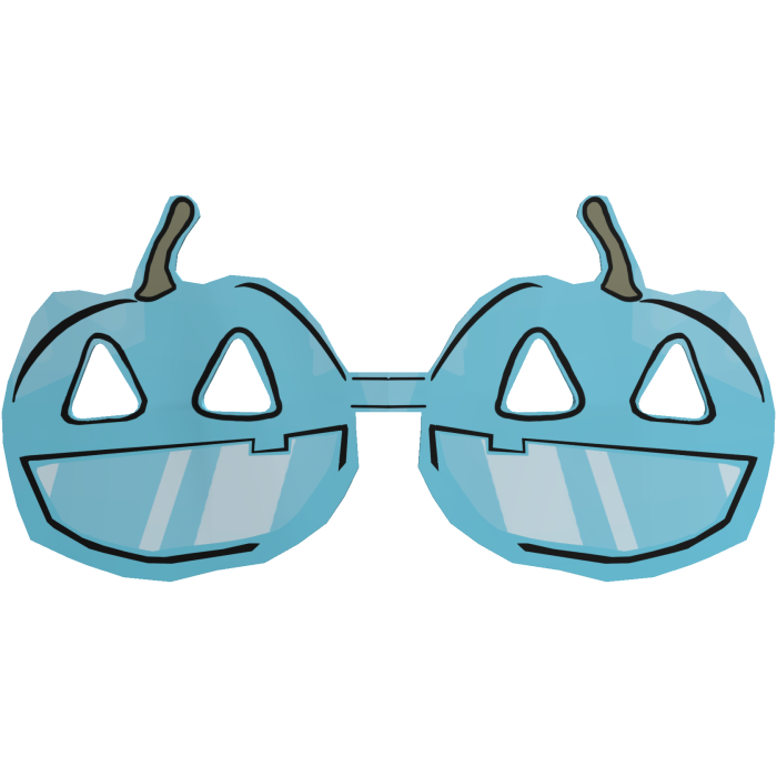 Blue Pumpkin Glasses