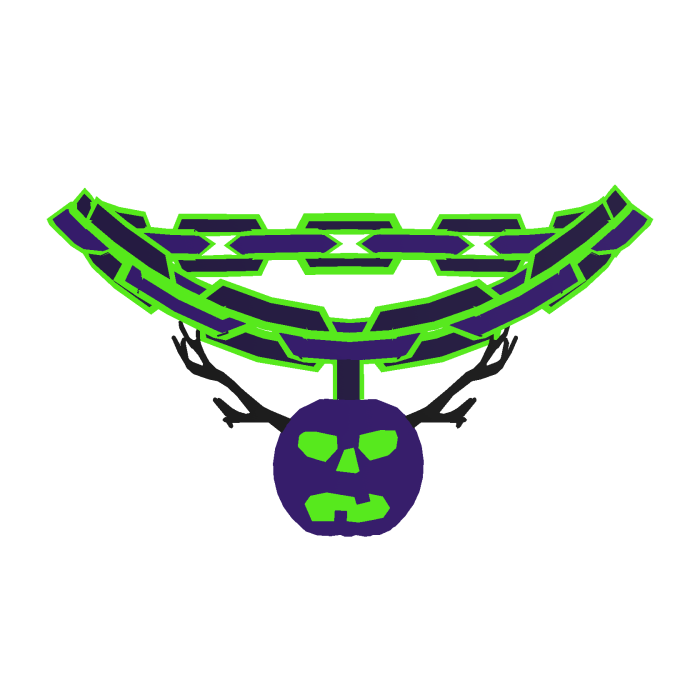 Halloween Doomsekkar Pumpkin Chain