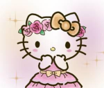 Hello Kitty and leah