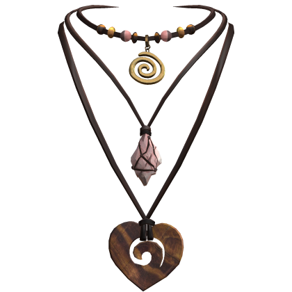 ☆ Boho Gold Layered Crystal Jewelry Roblox item