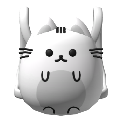 ♡ cute kawaii kitty grey round backpack 3.0
