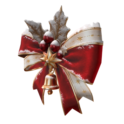 Christmas Bowtie hat Opal Diwali addon with Snow