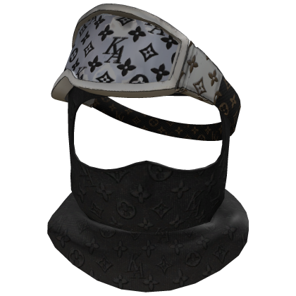 Designer White Ski Mask 