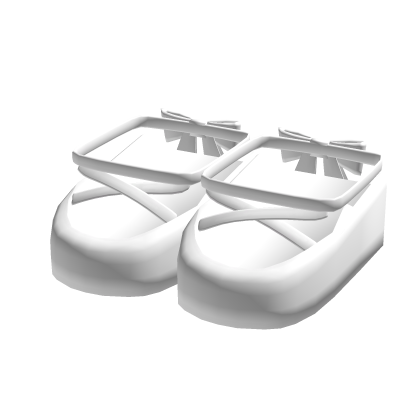 ♡ : baby ballet shoes in white