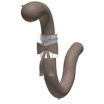♡ : cute baby kitty maid tail in brown thumbnail