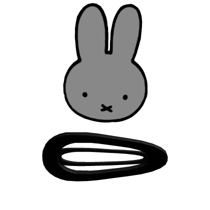  cutesy miffy hairclip Roblox item