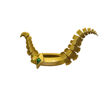 Golden Horns of The Dread King Roblox item