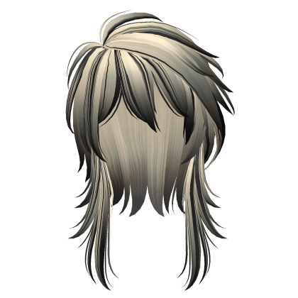 two tone vkei anime hair (blonde & black)