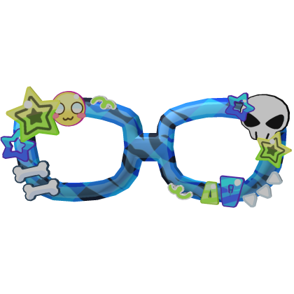 y2k decora neon green blue top Roblox item
