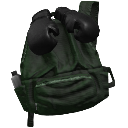 Green Boxing Glove Grunge Backpack 1.0