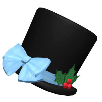 cute christmas winter snowman hat in blue