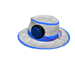 The Button Fedora Blue