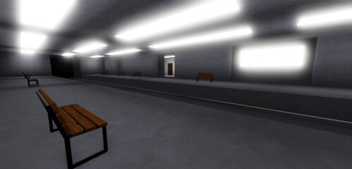 Backrooms Enigmatic: The Metro