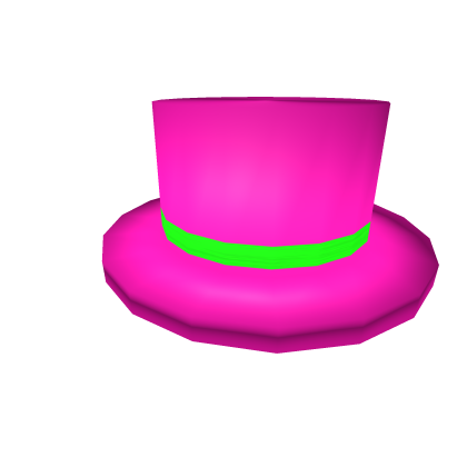 Neon Pink Top Hat Roblox item