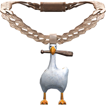 Iced Out Angry Goose Bat Chain Meme 1.0