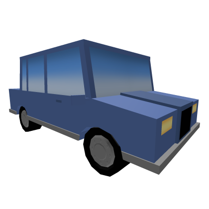 Blue Cartoony Car Costume thumbnail
