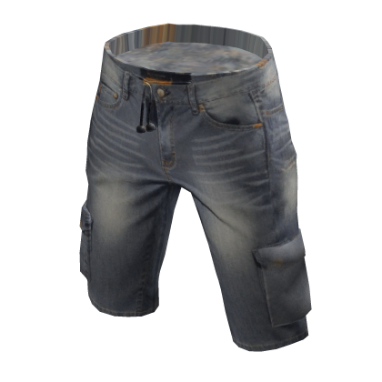 ⭐ Gray Grunge Cargo Shorts emo y2k thumbnail