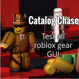 Catalog Chase TEST all Gear in roblox