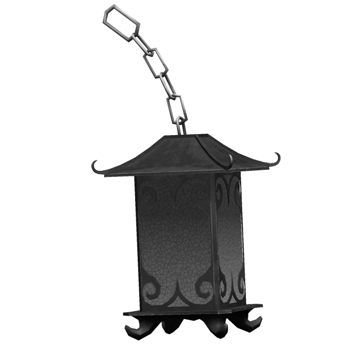 gray halloween waist gothic lantern