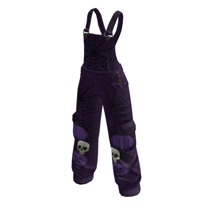 Halloween Overalls Purple