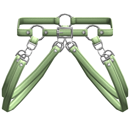 Green Suspender Hanging Y2K Waist Straps 3.0