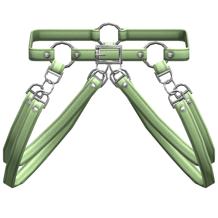 Green Suspender Hanging Y2K Waist Straps 3.0