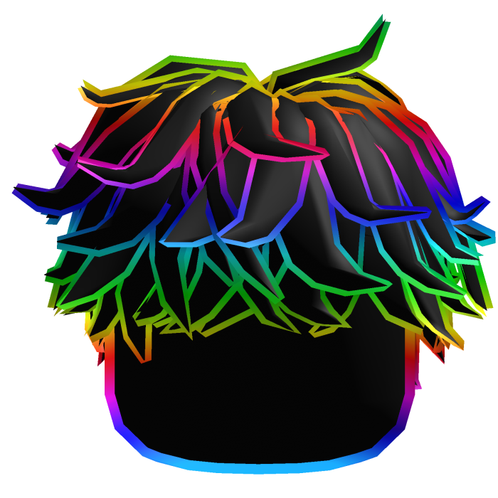 Rainbow Black Hair