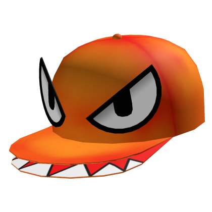 Big orange shark cap