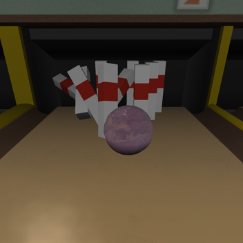 The Wii Sports Bowling Alley
