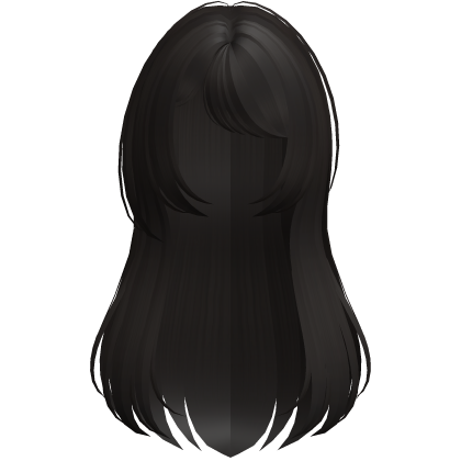 ♡﹕adorable long wispy hair in deep brown Roblox item