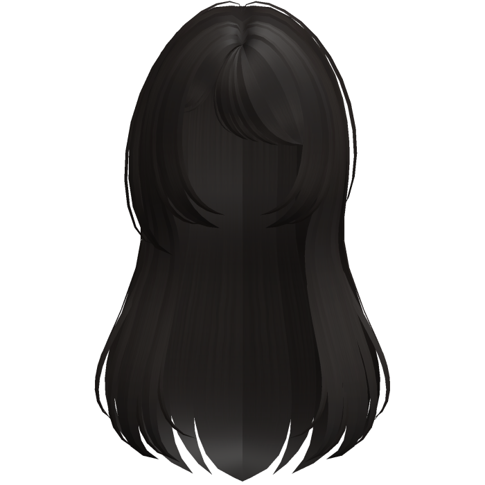 ♡﹕adorable long wispy hair in deep brown