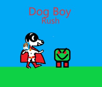 dog boy rush