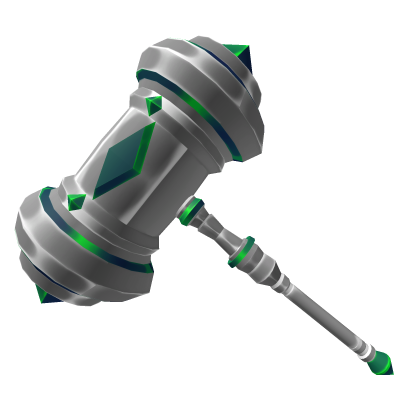 Cleansed Emerald  Crusher Hammer