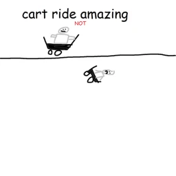 Cart ride amazing icon