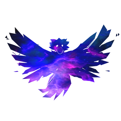 Blue Galaxy Cartoony Phoenix Wings  Roblox item