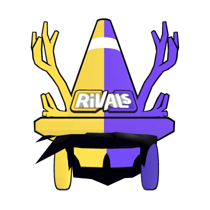 [⏳] Rivals Traffic Cone + Messy Rivals Hair Combo Roblox item render