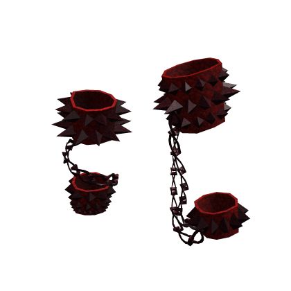 Chain Spike Punk Leg Bracelets | Red Blood Red