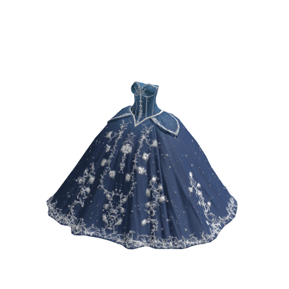 blue dress roblox Royal blue Puffy victorian ball gown | Roblox Item