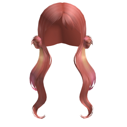 Unicorn Low Bun Twintails Roblox item