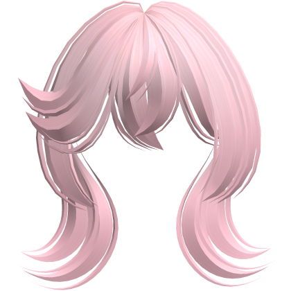 Punk Fluffy Spiky Long Bangs (Light Pink) Roblox item
