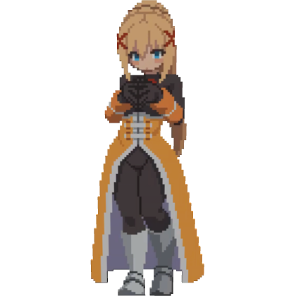 Darkness 8Bit Anime Girl