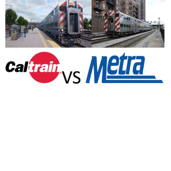 CALTRAIN AND METRA WICH TRAIN IS BETTER