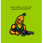 Banana army raider!