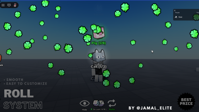 Slime RNG Rolling UI System preview 1