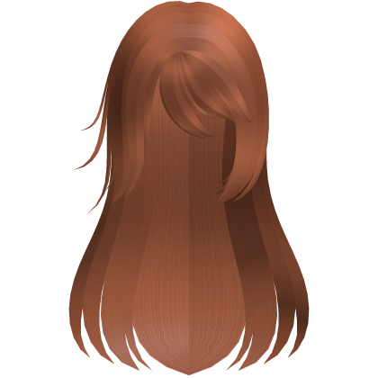 ginger cute protagonist side swept long hair