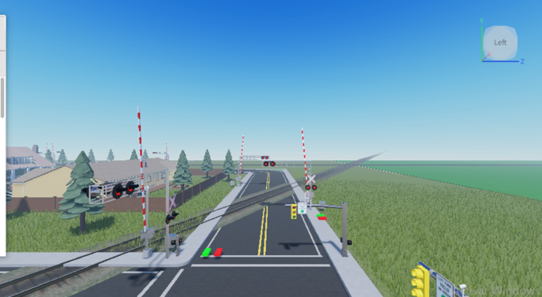 Suburban train crossings screenshot 1
